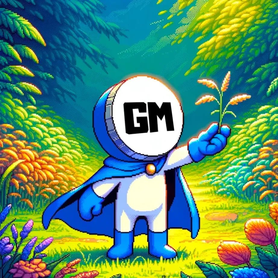 $GM fam 💙 Are you touching grass? Happy Sunday 🌱 #heywallet send 333333 $GM to the first 420 retweets and comment @TheGmMachine