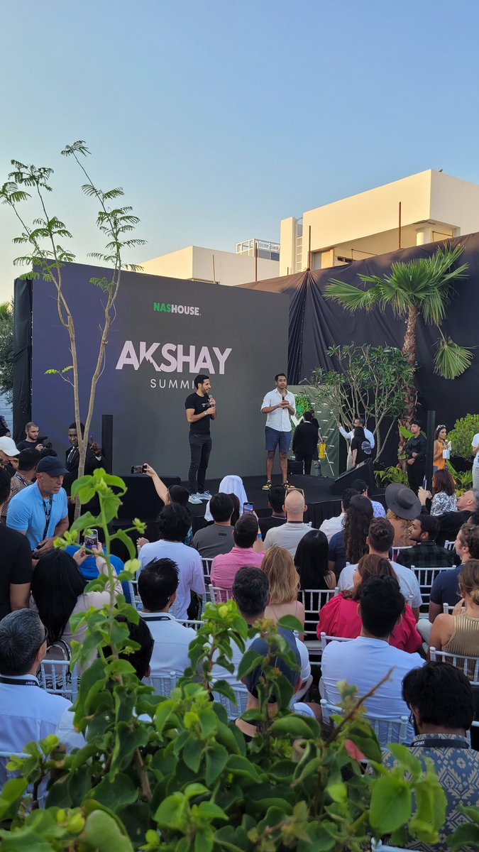 Went to Akshay Summit to convince longevity experts that Chicken Biryani is the only secret to a long and fulfilling life. But seriously, one of the most fun summits I've ever attended. Ultimate test of summit is to go to one where the topic isn't your core area of interst but