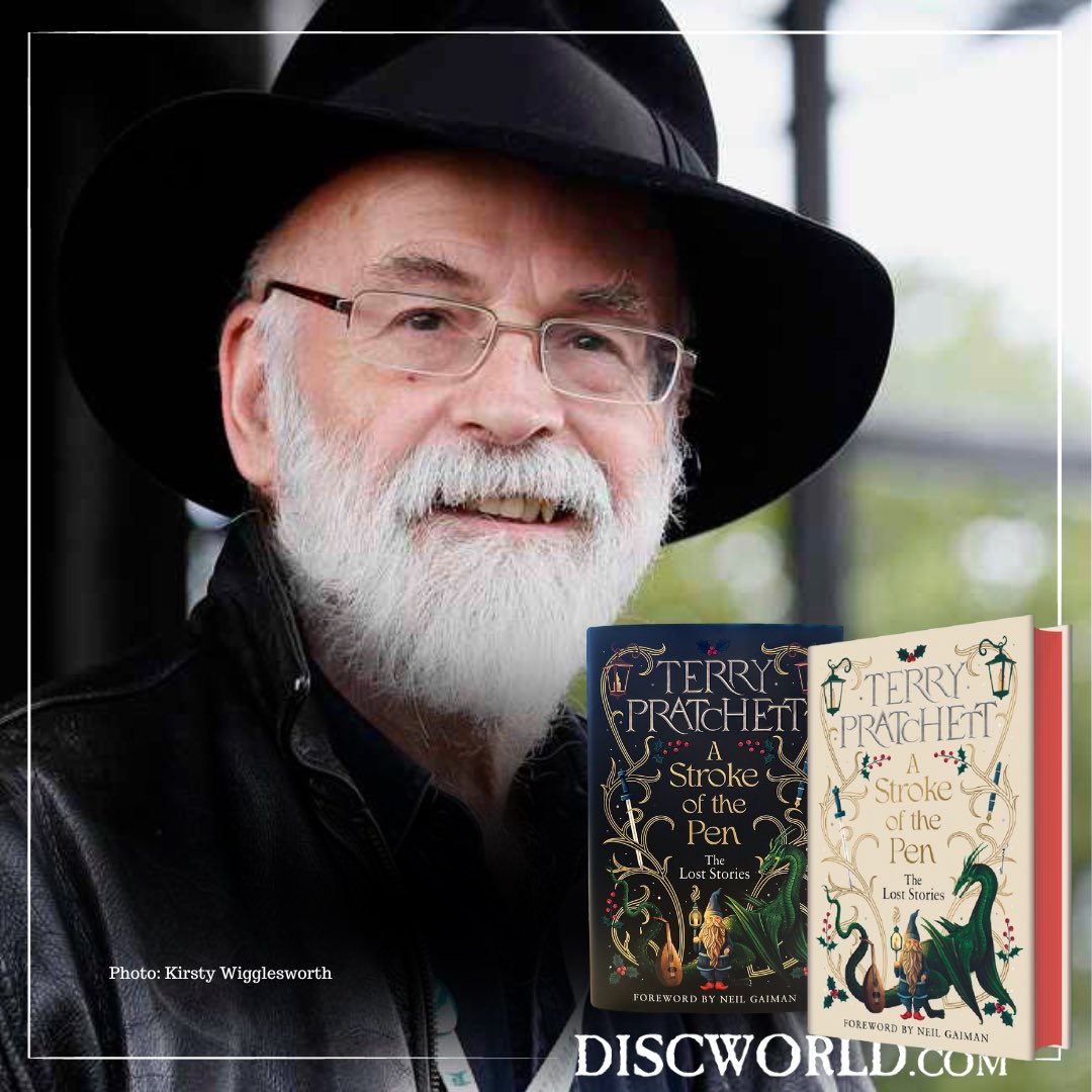 As well as #BigWordDay, today is also #WorldCreativityandInnovationDay. Sometimes, creativity and inspiration come from doing things a little differently than usual. We are thankful then, that we can regularly celebrate #TerryPratchett, who exemplified this spirit! Consider