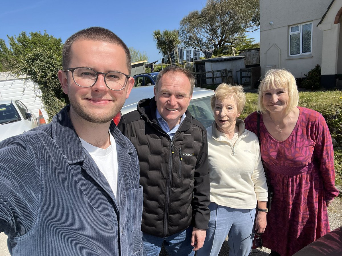 Busy week. Showing @GillianKeegan the amazing work of local childcare providers. Climate hustings in Camborne. Huge Action Day speaking to the whole of Connor Downs and Reawla. Thanks to the team.