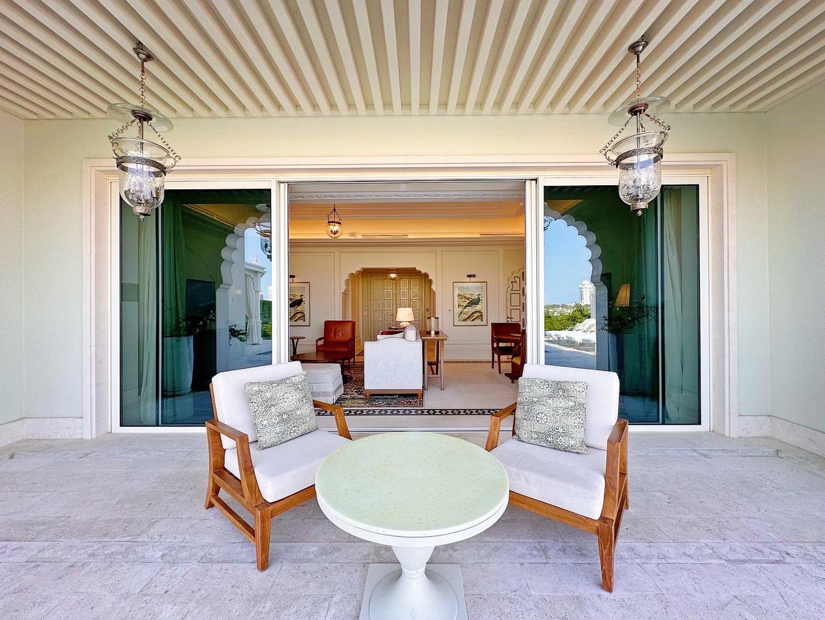 The picturesque outdoor seating area outside your ground floor room.

#TheChediKatara#GHM#GuestRoom