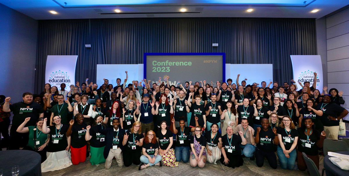 Now that we're an official section of the @NEUnion and in the run-up to our annual NPYW conference in June 2024 we are relaunching our social media. Stay tuned for more content and share your NPYW activism with us!