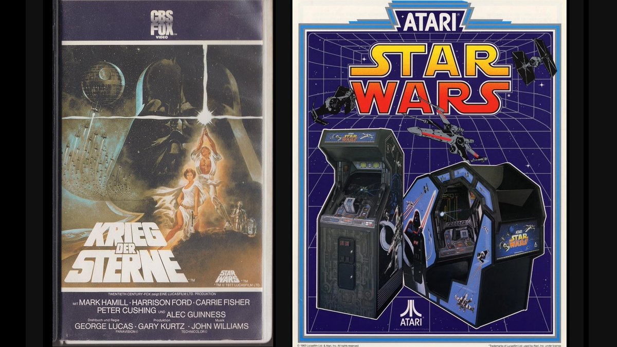 PixelkinoPod's tweet photo. Vor langer Zeit in einer weit, weit entfernten Spielhalle ... Wir sprechen über den SF-Außenseiter KRIEG DER STERNE &amp; das dazugehörige Vektorgrafik-Actiongame STAR WARS! Für alle Steady- &amp; Patreon-Unterstützer jetzt online:
https://t.co/vVCoaRut1M https://t.co/70uIyhvwRr