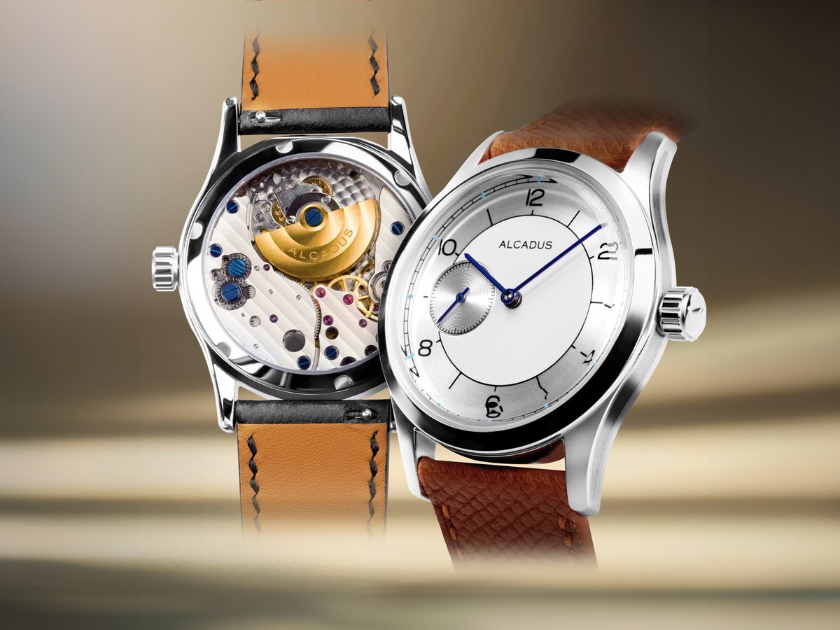hyperstarter's tweet photo. The ALCADUS Quantra is a refined 36mm timepiece with a classic yet modern design https://t.co/qdgXHZQXGI This watch boasts a transparent caseback, Geneva stripes, & an unparalleled 4-year Worry-Free Guarantee. Horological innovation meets timeless elegance #watchfam #microbrands https://t.co/9Hsf884CHr
