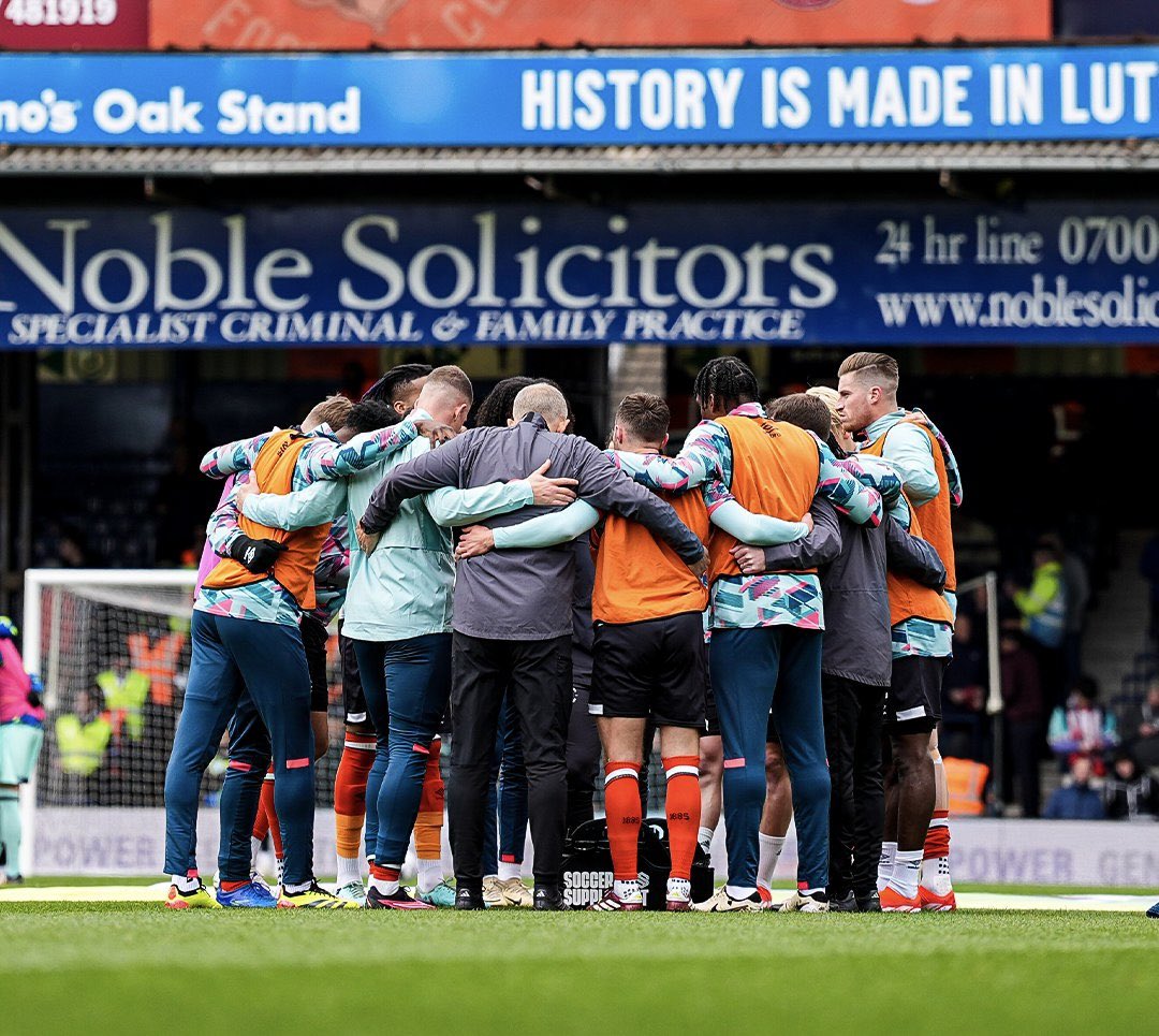 LutonTownExile's tweet photo. When a team has given everyone connected to it the ride of a lifetime for years, it is fully entitled to have a ‘never saw that coming’ off day. That was all yesterday was. No more. It won’t happen again. Now is not the time for negativity. We pull together. We succeed together. https://t.co/hMLEz4FfiY