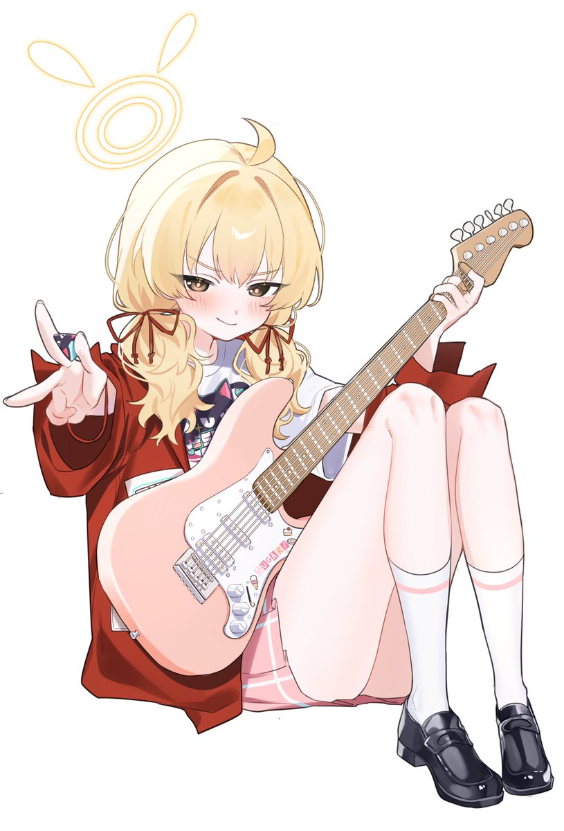 バンドヨシミかわいい🥰🎸 #ブルアカ