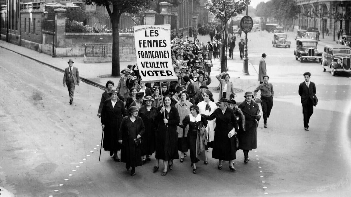 Il y a 80 ans, le 21 avril 1944 les femmes françaises obtenaient le droit de vote. Après de longues années de lutte et de combat les militantes féministes nous permettent aujourd’hui de décider pour nous mêmes et de faire entendre notre voix. Infinie gratitude aux pionnières