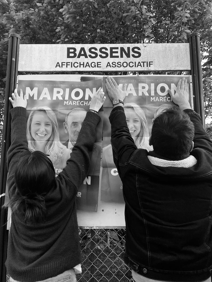Avec Marion jusqu'à la victoire ✌️ 
#VotezMarionLaFranceFière 
#VotezMarion 
#9juin2024