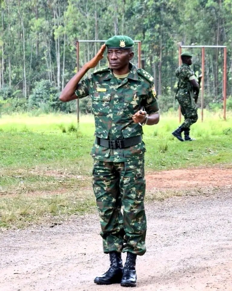 The Head of the Burundi National Defense Force (#FDNB)  General Prime NIYONGABO