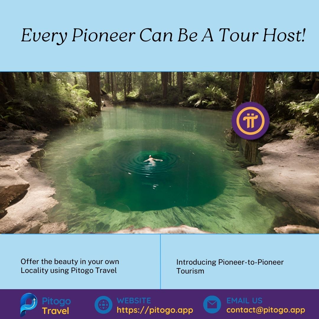 'Unlock new adventures with P2P Tourism on Pitogo Travel! Share your hometown gems, earn Pi, and connect with fellow explorers. Let's start the journey! 🚀 #PitogoTravel #P2PTourism #ExploreWithPi'