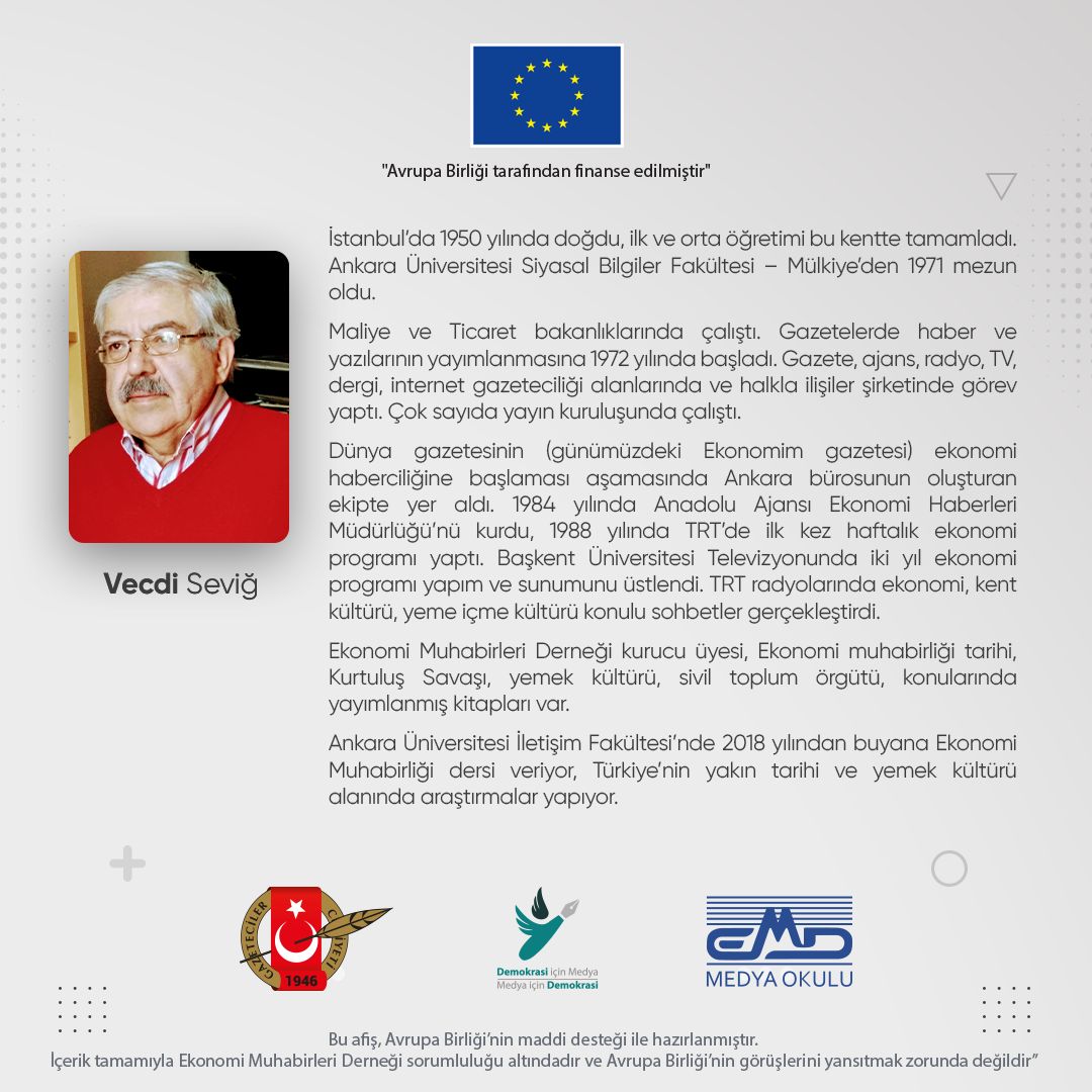 emdakademi's tweet photo. EMD Akademi Anadolu projesi kapsamında usta gazetecilerle buluşma fırsatını kaçırmayın!

👥 Konuşmacılar:
1️⃣ Vecdi Seviğ - Ekonomi Muhabirliği
2️⃣ Alaattin Aktaş - Finansal Okuryazarlık
3️⃣ Ahmet Falih Akıcı - Haber Yazım Teknikleri https://t.co/eg7JAfWvDJ