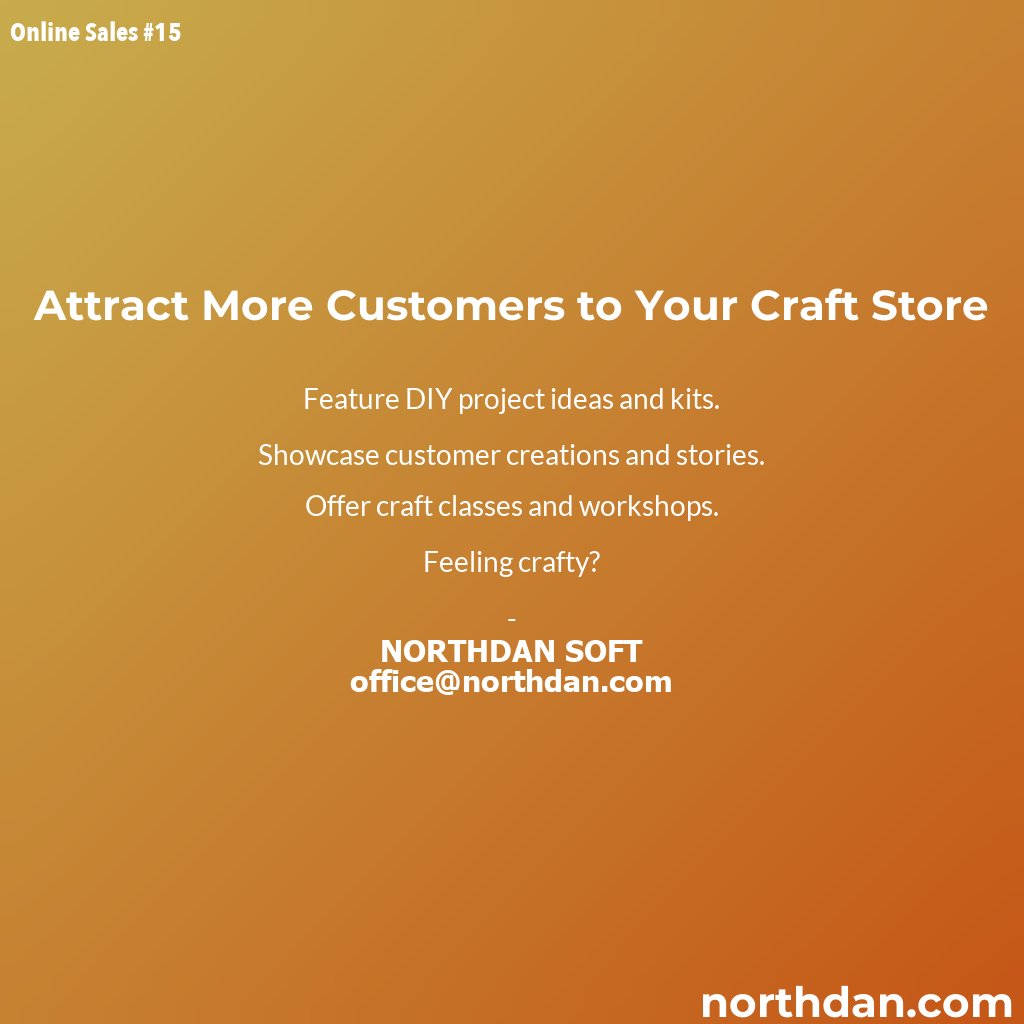 Boost craft sales with DIY kits, customer creations, and workshops. Get crafty today! #CraftStore #DIYProjects