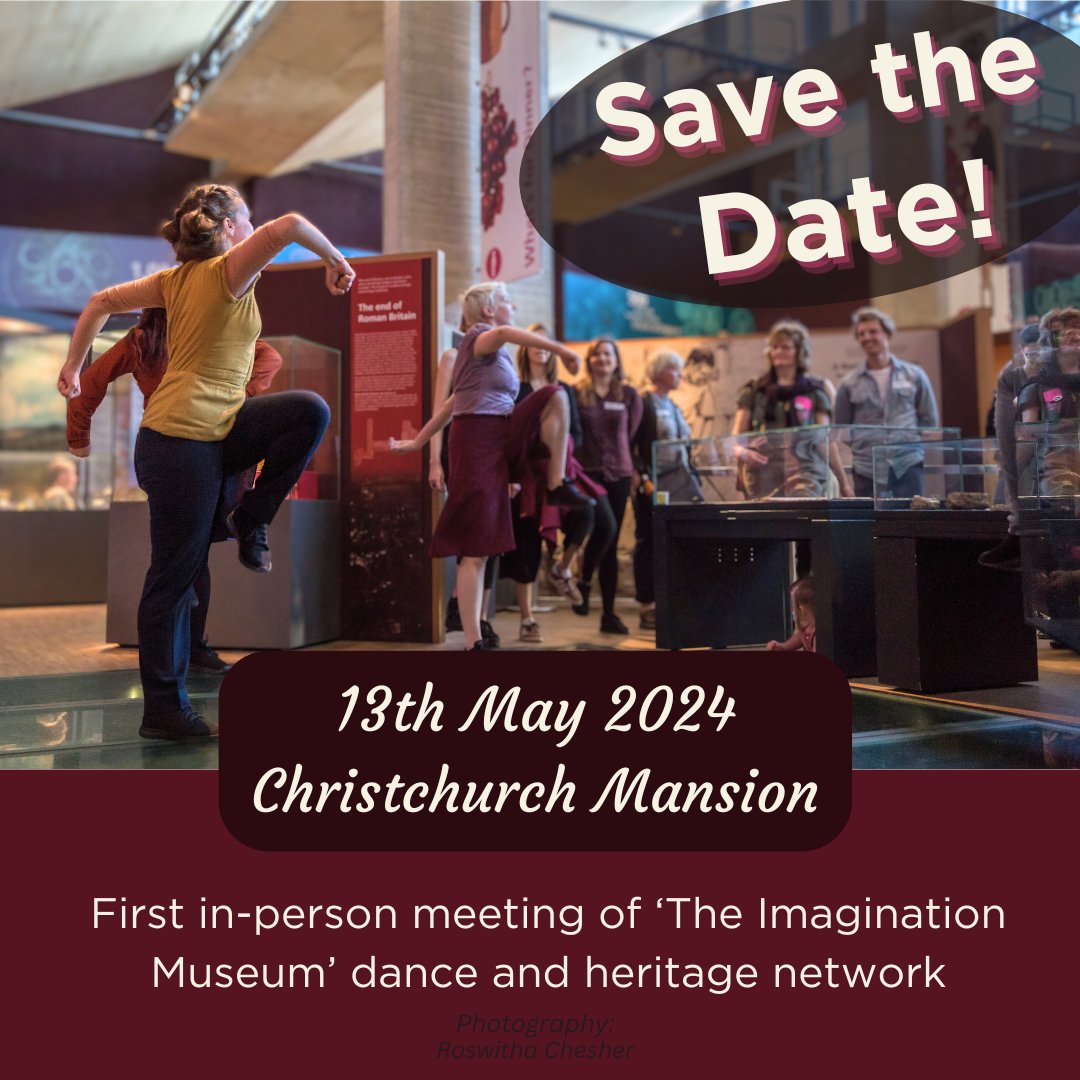 We’re excited to announce the relaunch of @TIMdancemuseums, the UK’s most extensive network for dance and heritage professionals. At the first in-person Advocacy Event, you are invited to imagine ways in which dance can be used in response to museums, sites and collections.