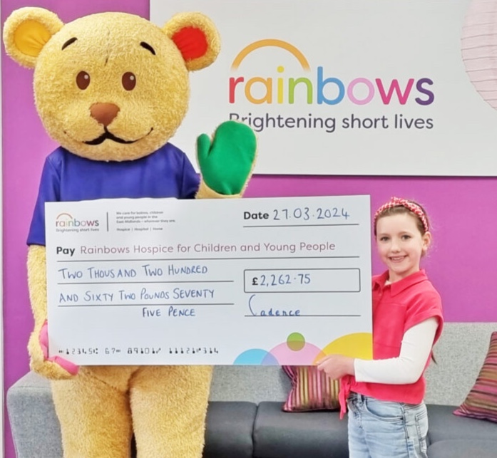 Year 2 pupil Cadence’s generosity shone as she celebrated her 5th, 6th, and 7th birthdays, foregoing presents to support Rainbows Hospice for Children and Young People. Find out more: ow.ly/1tRp50RjVbP