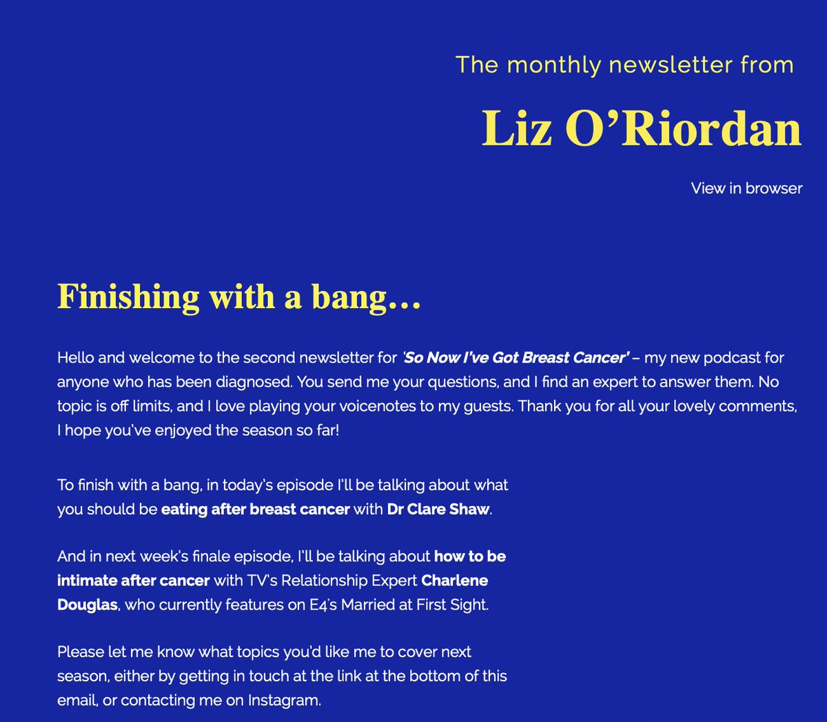 Dr Liz O'Riordan tweet media