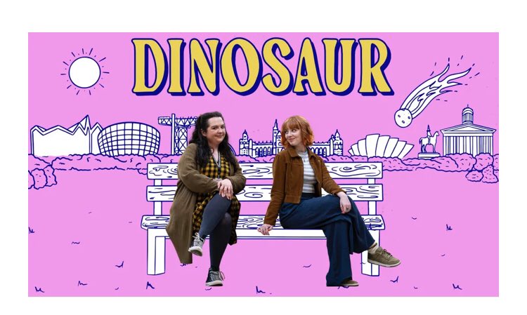 Highly recommend binge watching Dinosaur, lovely to see a sepia toned Glasgow (and Rothesay!) Nice one @ashleystorrie 👏