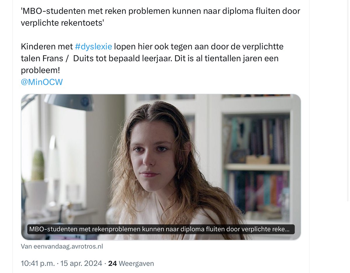 vis_mariska's tweet photo. #kwalificatieplicht verlengen zodat mensen met bijvoorbeeld dyscalculie nóg langer #aanwezigheidsplicht in het mensenrechten schendende #gedwongenOnderwijs hebben!
#gedwongenRekentoets #rekentoets
#lerarentekort, welke IDIOOT wil nog medeplichtig zijn aan kindermishandeling? https://t.co/VgoaUMdYy5
