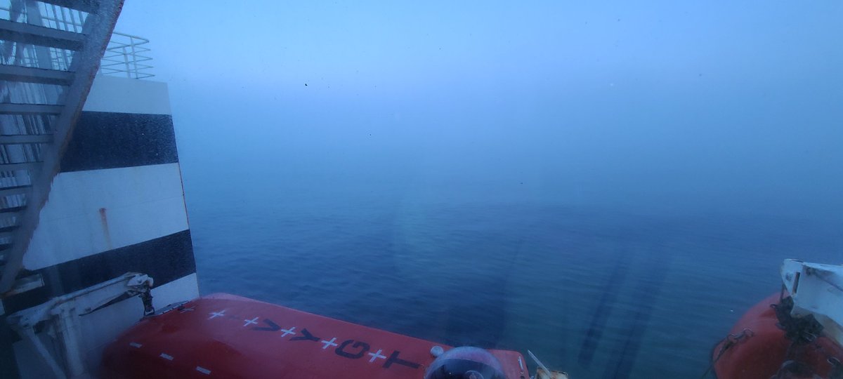 Trying to escape Newfoundland weather and it's following me.  North Sydney is fogged in.  #nlwx #nswx #mvhighlander #marine atlantic