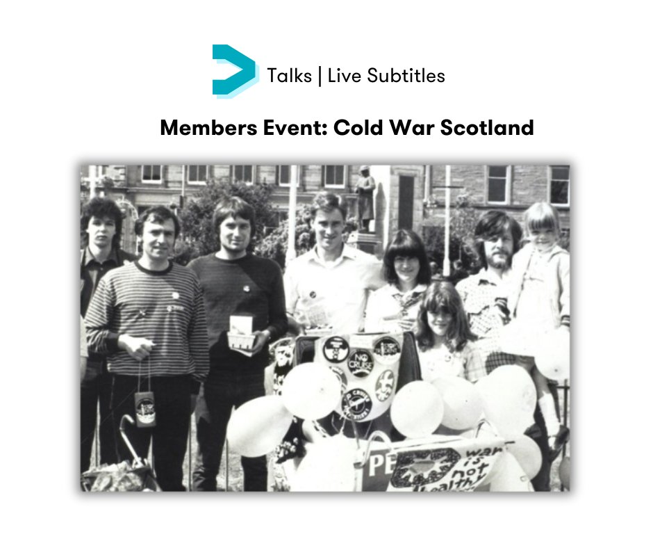 Discover how Scotland’s unique geography and topography affected its role in the Cold War and how it influenced the lives of Scottish people. Register to attend the live subtitled talk at @NtlMuseumsScot on 23 May. ow.ly/Og2m50Rkqzt #access #subtitles #Scotland