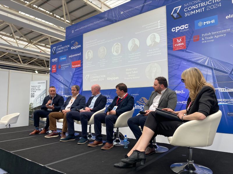 PropDistrict's tweet photo. MMC Ireland at the National Construction Summit:

It was great to hear from more than 20 of the 80+ #MMCIreland members who shared their #MMC knowledge and expertise on stage, with many more familiar faces contributing from the audience

🔗https://t.co/muHHYGnhti

#constructIRE https://t.co/p99um1g03r