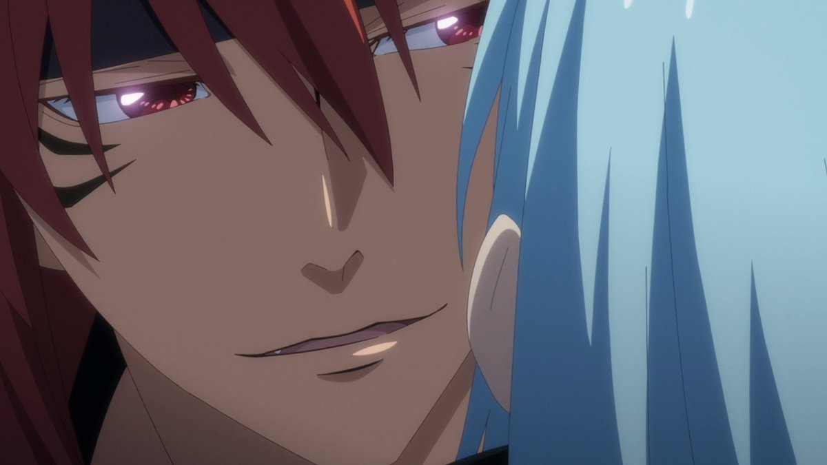 Moonlover_Miyu's tweet image. มันจะมีอยู่คนนึงนะที่เจอท่านริมุรุครั้งแรกก็ถึงเนื้อถึงตัวเลย นั่งห่างกันคนละฟากของโต๊ะหรอ ไม่เป็นไร ท่านกีคริมสันผ่าโต๊ะเป็นสองท่อนแล้วเดินตรงดิ่งไปหาไม่มีอ้อม ใกล้ขนาดนี้ผีไม่ต้องผลักเพราะในมังงะมันกัดหูท่านริมุรุ ของจริงไม่เล่น😭😭😭🫵🏻