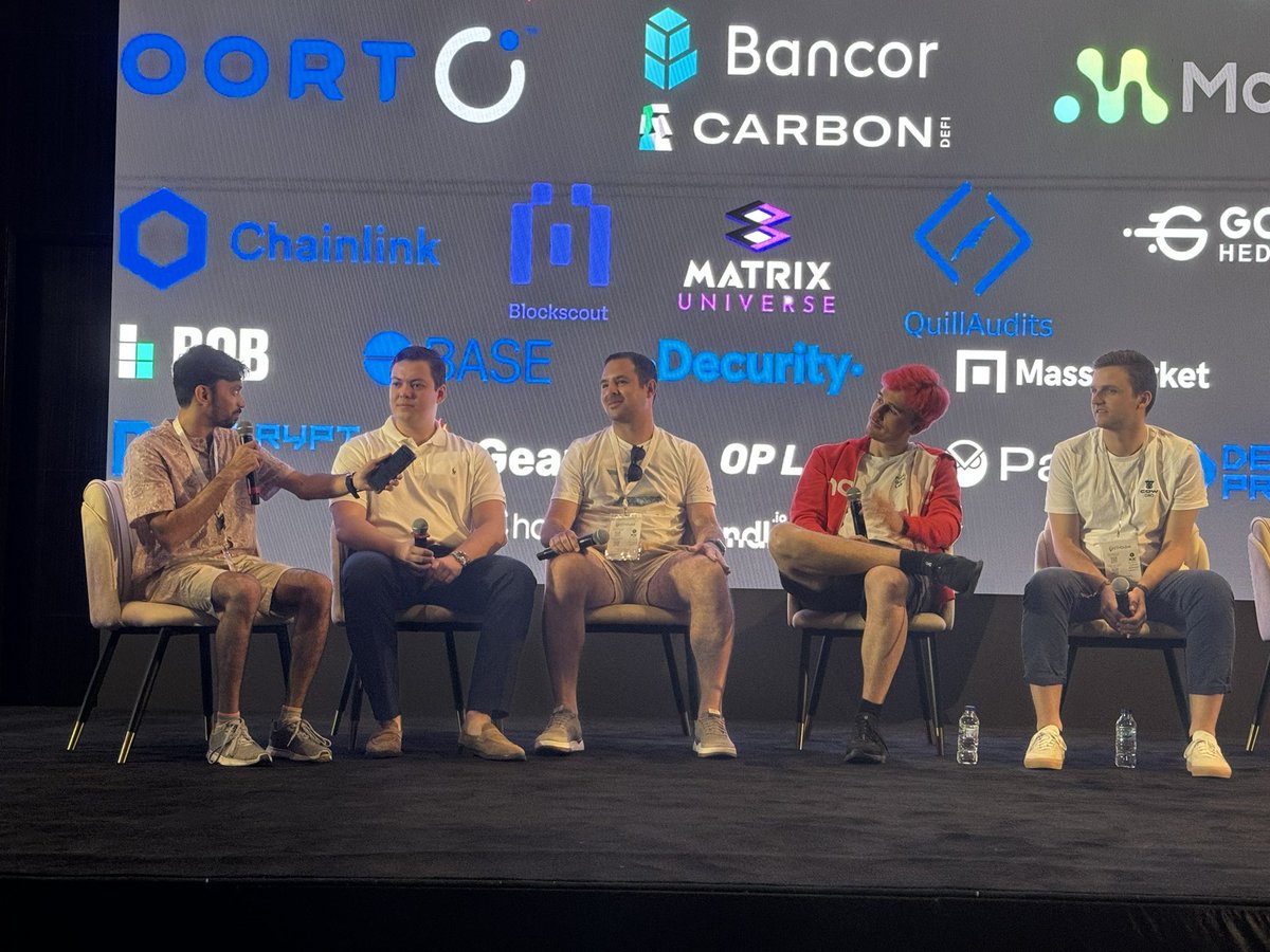 Another interesting topic “Intents” and great panel with Sarang, Sergej, @mounibec, @adrianbrink and Alex at @ETHDubaiConf
