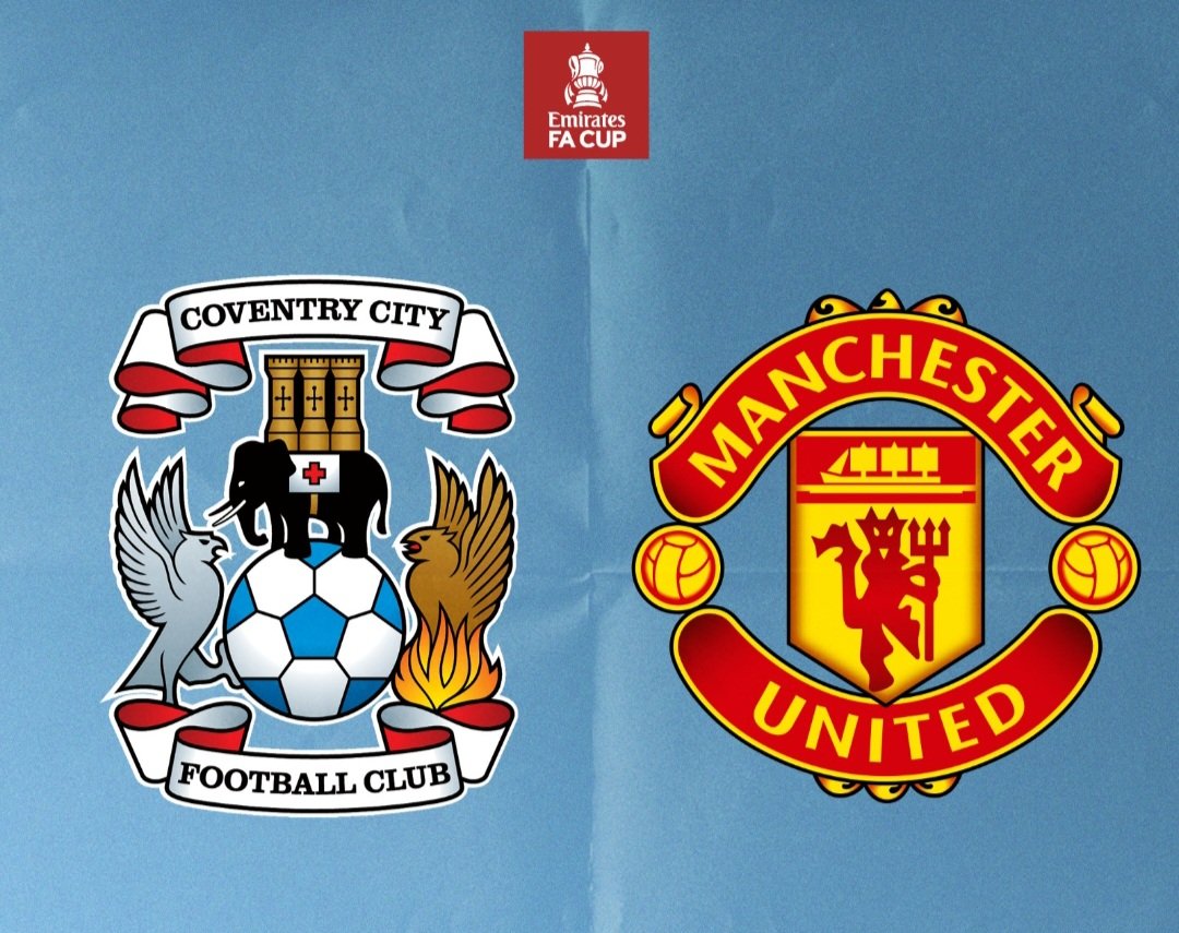 We're open from 11am this morning for all the build up to Man Utd v Coventry FA Cup Semi Final Kick off 3.30pm.