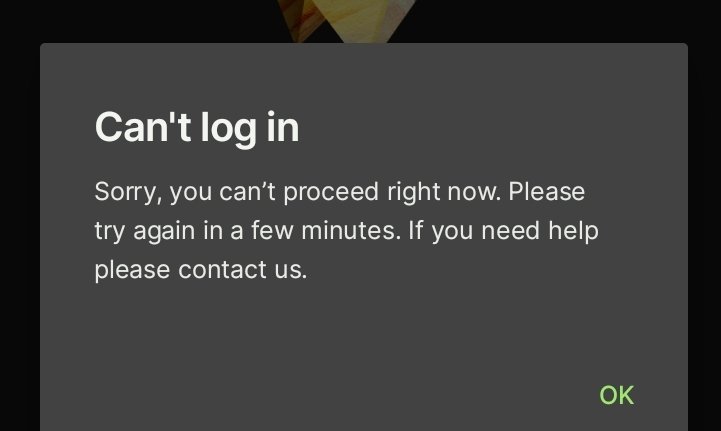Sparky_za's tweet photo. @Wise what's going on? Haven't been able to log in for the last hour. https://t.co/tk8Jtmke5J