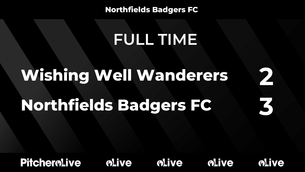 nfieldsbadgers's tweet image. FULL TIME: Wishing Well Wanderers 2 - 3 Northfields Badgers FC
#WISNOR #Pitchero
pitchero.com/clubs/northfie…
