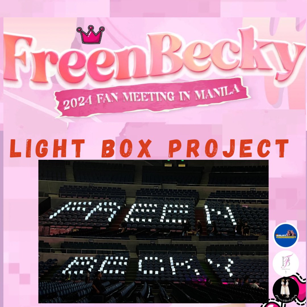 ✨ LIGHT BOX PROJECT for FREENBECKY Fan Meeting in Manila✨ More information tomorrow. 🥰 @FreenXBeckyPh @bfbphils #FreenBecky #srchafreen #beckysangels