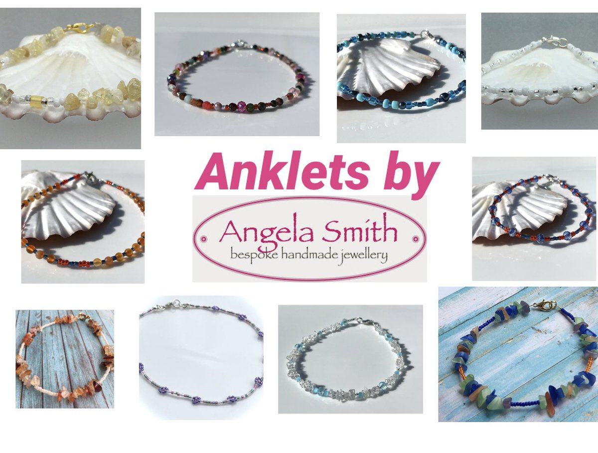 I enjoyed my first sock free day of the year yesterday! So I am asking the question Are your ankles summer ready? I have a selection of handmade bead anklets ready for this summers happy feet days, festivals, holidays angelasmith.co.uk/handmade-bespo… #UKGiftAM #shopindie #mhhsbd