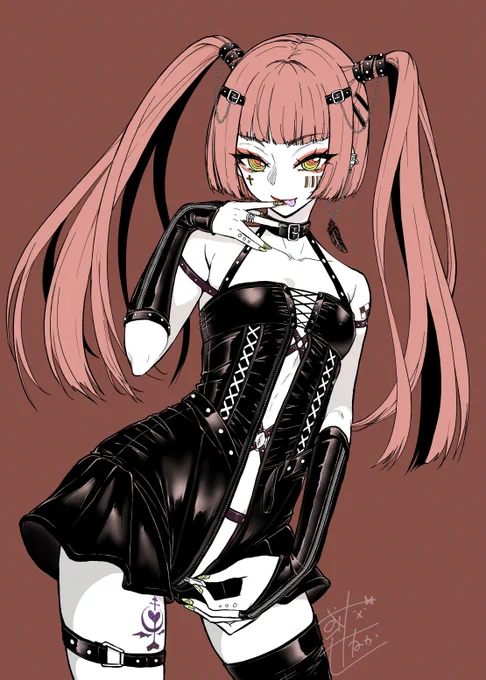 一億年ぶりにオリキャラで落描き。脱いだらモッタイないヤツ 