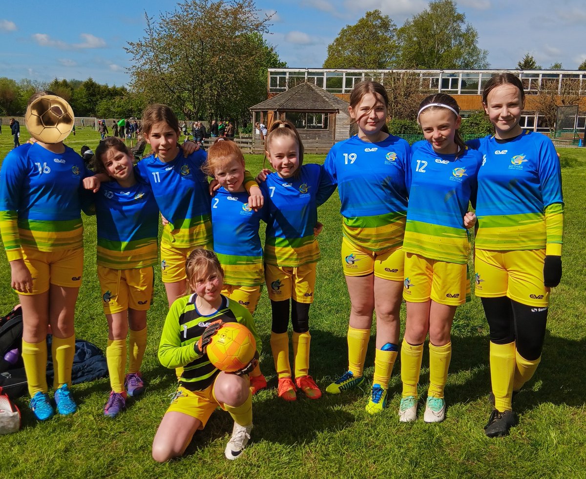 SchoolGotham's tweet photo. Congratulations to the girls' football team who took part in the Rushcliffe Schools' football tournament yesterday. They won 2 matches overall. The girls' were a credit to our school - well behaved, determined and polite. Thank you to Mr. Preston and Mrs Kenny too. ⚽️ https://t.co/CMD3MNfrhs