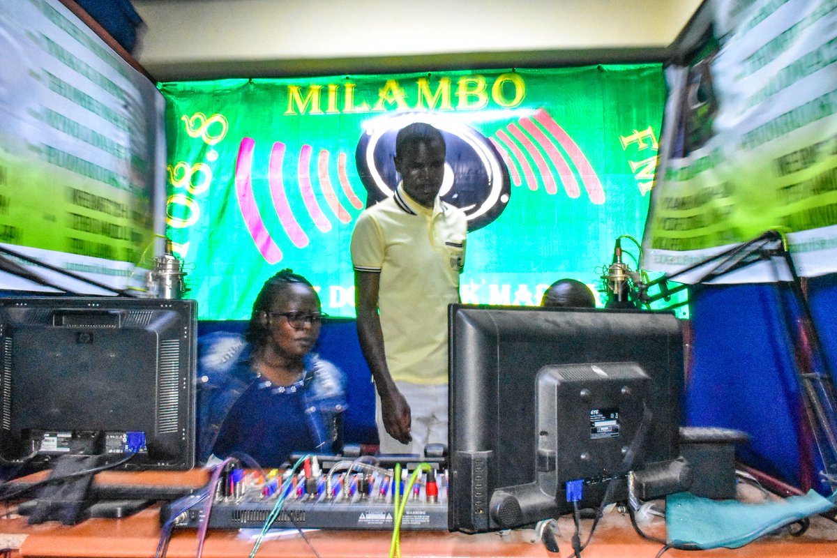 Thank you @MilamboFM team for hosting me to dissect Youth in Agroecology ecology and benefits of the PBO Act to peasants. We the voice for change ✊🏾 @CSRGKenya @UririSJC @PeasantsLeague @Article43Rights #FoodSovereigntyNOW