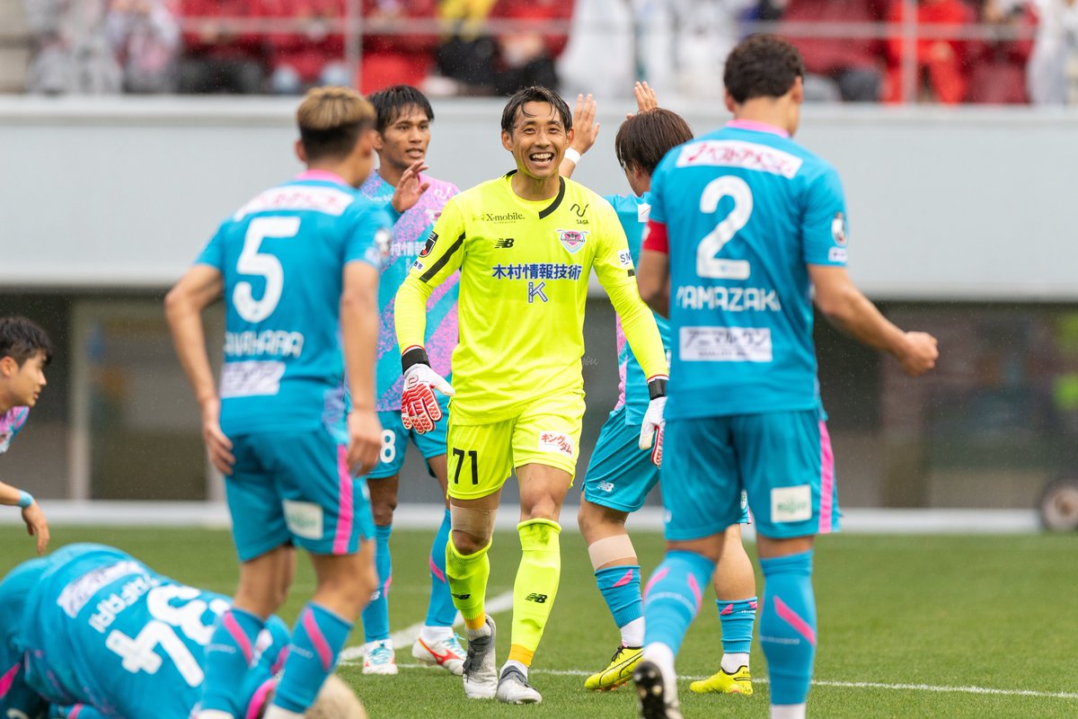 TRSGP's tweet photo. この苦しい期間、最もサポーターが見たかったであろうパギさんの破顔詰め合わせ😊笑顔が一番や！
#sagantosu https://t.co/Q21A5QMCWb