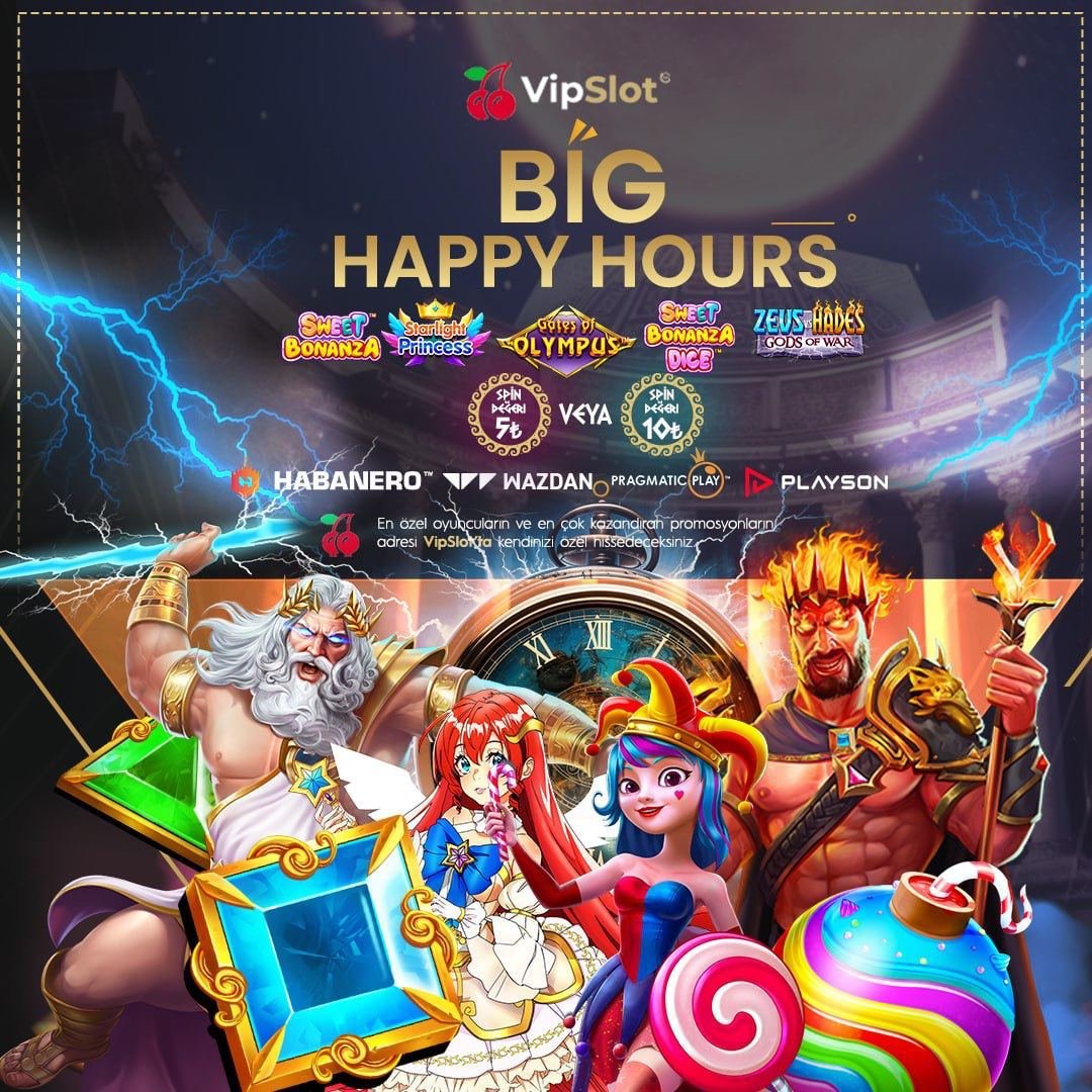 ⚡️ VIPSLOT KLASİĞİ BIG HAPPY HOURS AKTİF! ⏰ 00:00 - 24:00 Saatleri Arasında Kazanmanın Tadını Çıkar ! 💸 Kazanmanın VIP Yolu: t2m.io/vipslot