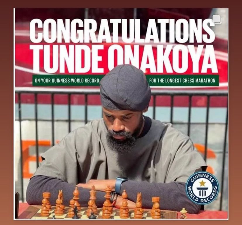 Congratulations @Tunde_OD #chess #champion #africa #nigeria #desirebankz #guinessworldrecords
