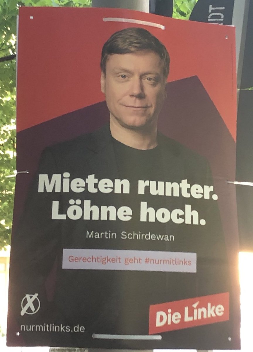 Noch 7 Wochen bis zur #Europawahl: soziale Gerechtigkeit gibt es #nurmitlinks. Denn Von der Leyen & ihre Lobbyistenfreunde gehen sicher wählen, Höcke & seine Faschokumpel auch. Sorgen wir dafür, dass unsere Klasse massenhaft wählt. Überlassen wir die #EU nicht Reichen & Rechten!