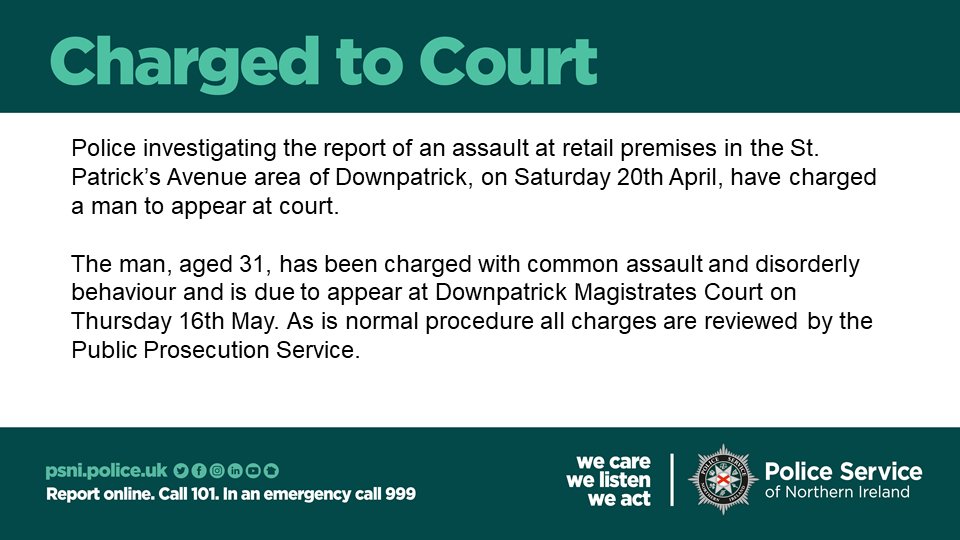 Man charged to court following Downpatrick assault