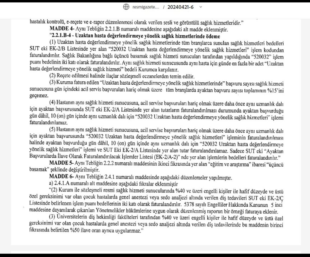 Sut güncellendi. Uzaktan muayene ödeme kapsamına alındı. Fakat diş hekimleri henüz hastalara fazla uzak olamaz. Bu bile mesleki yıpranmanın ne boyutlarda olduğunu gösteriyor. Yıpranma payları tekrar değerlendirilmeli, geçmişe işlemeli. @saglikbakanligi @csgbakanligi