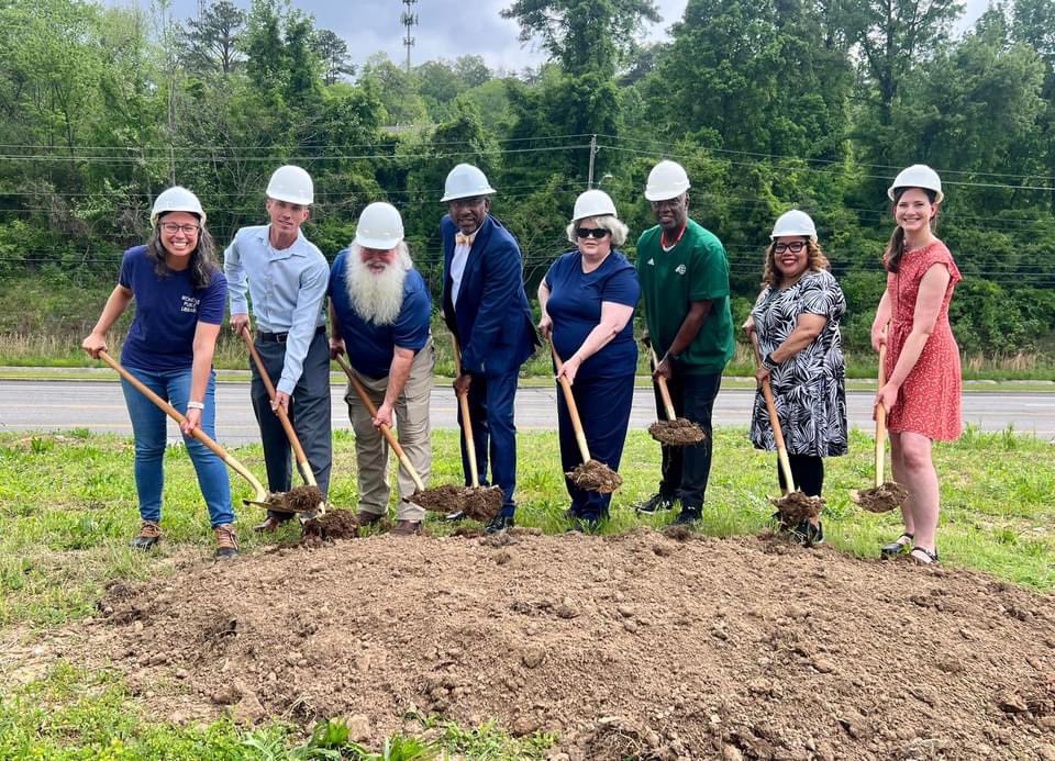 The ground has been broken on new Irondale Public Library. The facility will include: ❤️Large Community Meeting Room 📖Small Group Study Rooms 💻Computer Stations 🚸Large Children’s Room 📓Teen/Young Adult Area 📚Adult Reading Room 📕Irondale History Collection ☀️Outdoor Seating