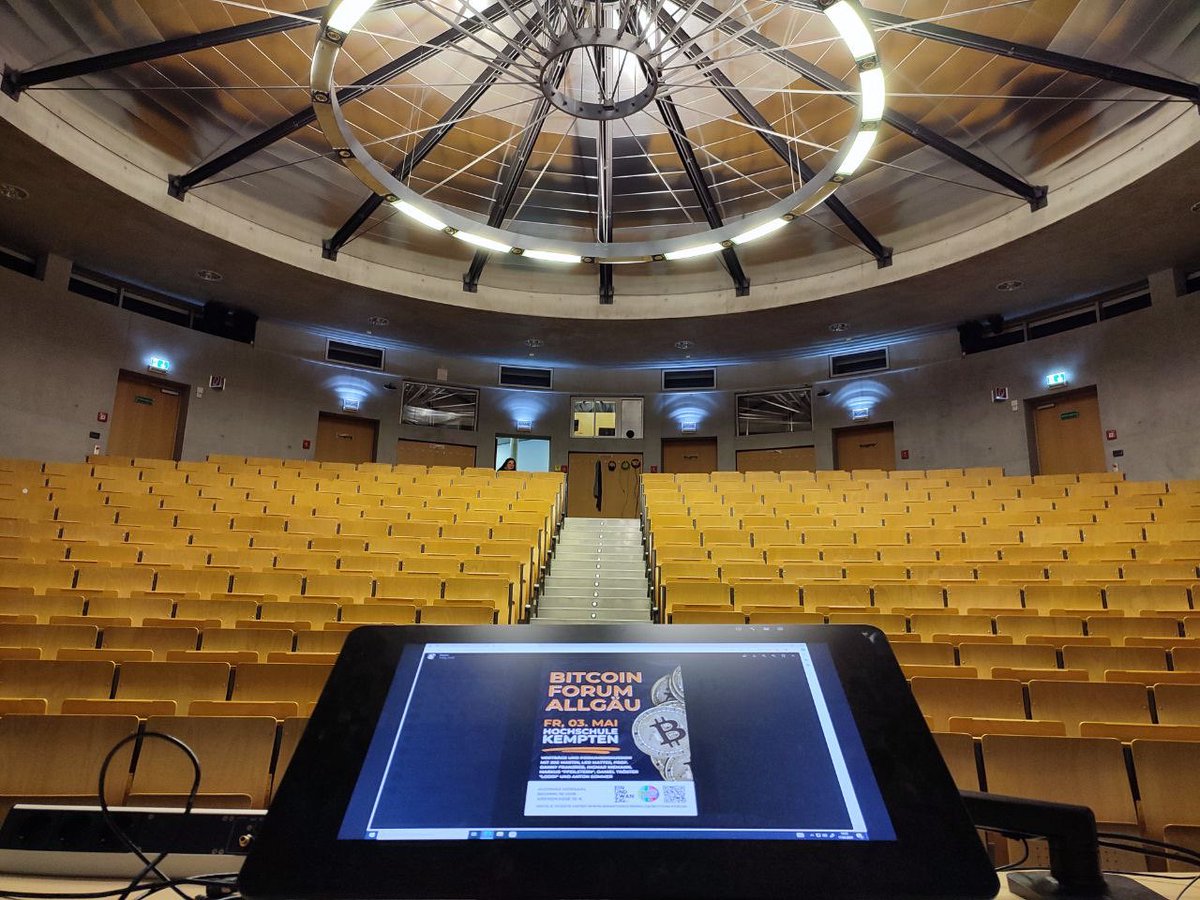 MountBitcoin21's tweet image. 03.05.2024 ab 16 Uhr - Hochschule Kempten