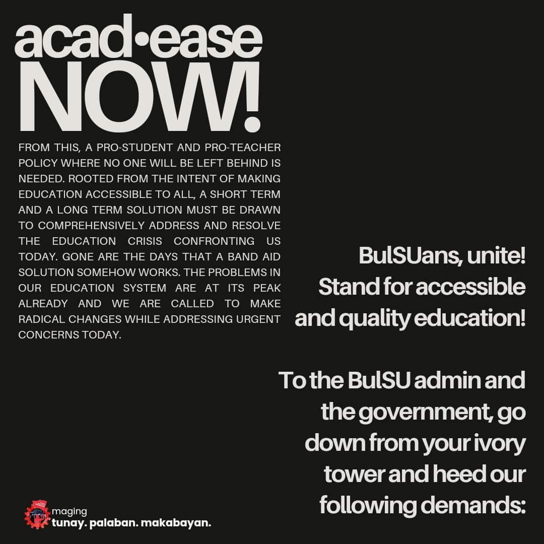 STAND BulSU tweet media