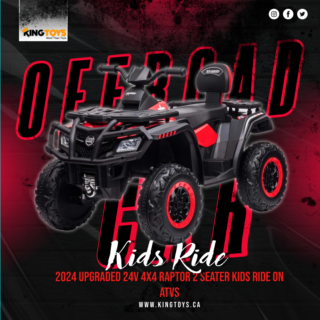 kingtoysInc's tweet image. "Built to last, fun forever! 🛠️💪 Our durable ride-on cars ensure the adventure never stops. Dive into durable delights at kingtoys.ca! #DurableFun" #CanadianKidsCars #ElectricRideOnsCA #PlayOutsideCA #KidsToysCanada