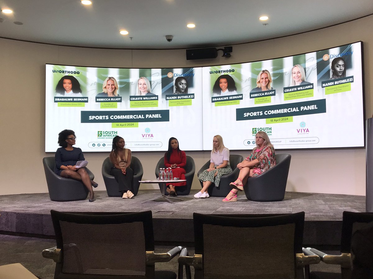Lebo_Moroke's tweet photo. On the 18th April I had the privilege of attending the Women in Sports Symposium and Fundraiser by Unorthodox Group in partnership with Discovery.

Thank you to Sibabalwe Sesmani for having amazing panels to discuss everything women in sports.

#womeninsports
#unorthodoxgroup https://t.co/Cwn6K05Ofl