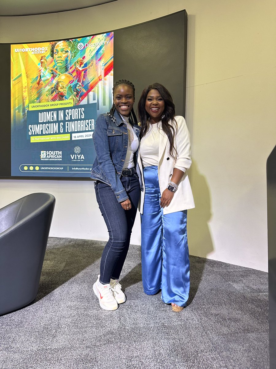 Lebo_Moroke's tweet photo. On the 18th April I had the privilege of attending the Women in Sports Symposium and Fundraiser by Unorthodox Group in partnership with Discovery.

Thank you to Sibabalwe Sesmani for having amazing panels to discuss everything women in sports.

#womeninsports
#unorthodoxgroup https://t.co/Cwn6K05Ofl