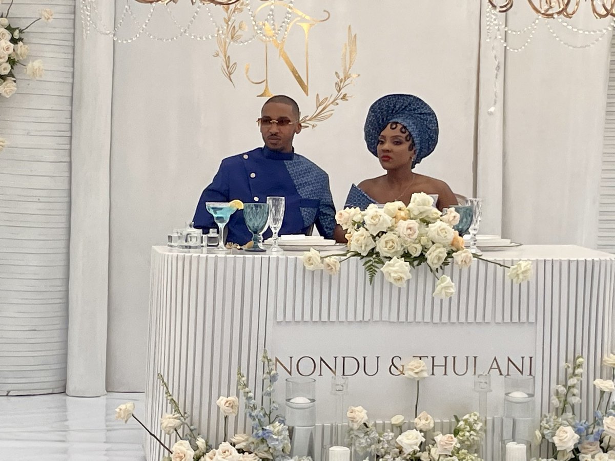 Wedding phase II… a splendour of colour as @NDL_ndumeeyans and Thulani  celebrated in honour of their Setswana, Sepedi and Zulu cultures, image size:1200x900