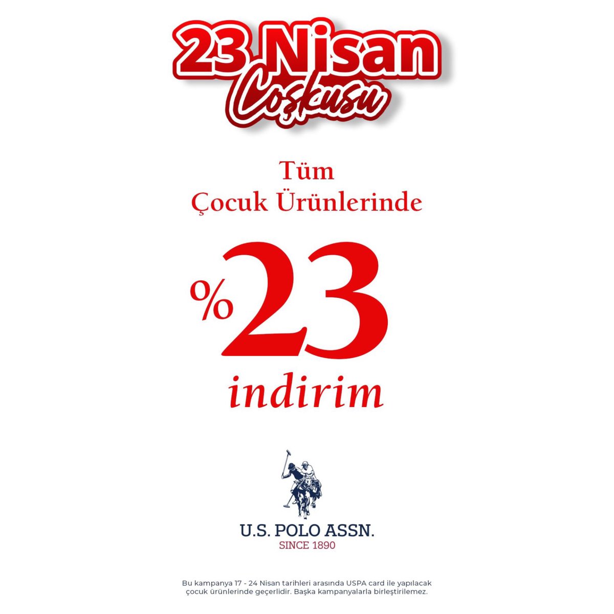 212 Outlet U.S Polo ASSN.’da 23 Nisan coşkusu! #212outlet #212avm #uspoloassn #23nisan