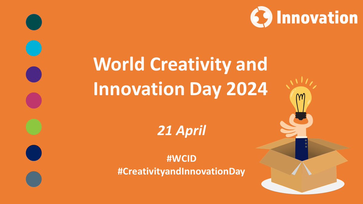 🥳 Happy World Creativity & Innovation Day! A reminder of the power of thinking differently & stepping outside the box: 'step out and innovate'! #Innovation crucial to harnessing potential we have to tackle problems & pressures in health & care & beyond #DorsetInnovationHub #WCID