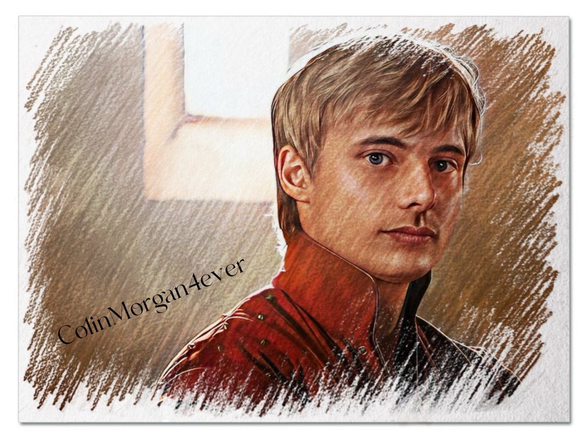 CMagnumfan's tweet photo. Wonderful #BradleyJames as #ArtthurPendragon #KingOfCamelot #RulerOfAlbion #KnightOfTheRoundTable #Warrior and friend to #Merlin #MissingMelrin #MerlinFandom #MerlinTvSeries #ArthurDrawing #MyCreation https://t.co/vBM7UeFmsb